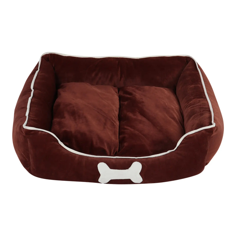 Brown Chocolate Color Super Soft Cozy bed for Dogs/Cat Small