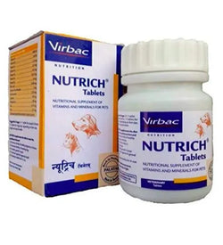 Virbac NUTRICH Tablets Supplement for Pets 60 Tablets