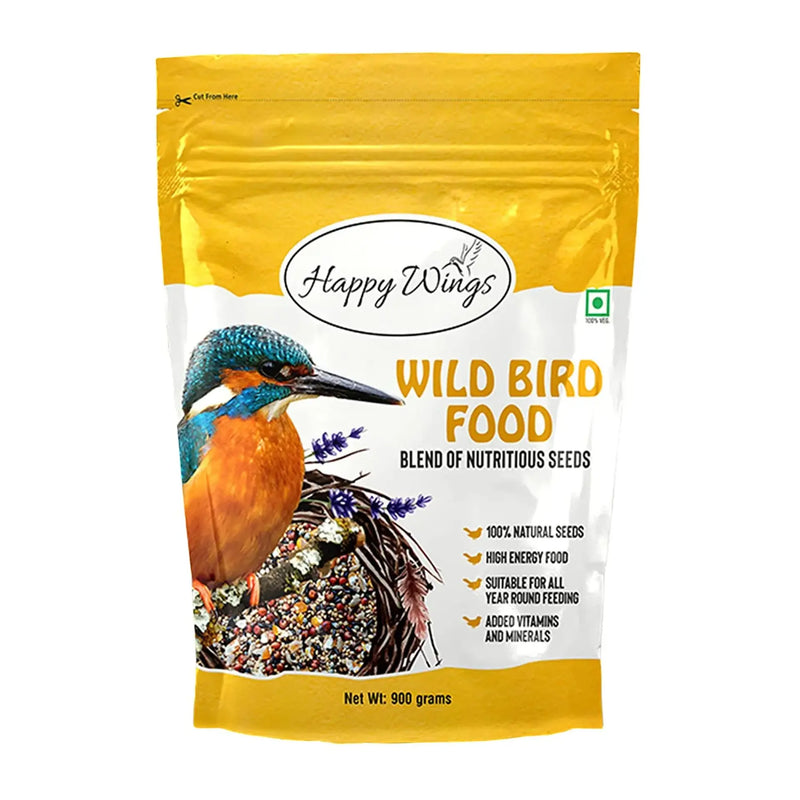 Happy Wings Wild Bird Food Mix Seeds 900 Gram